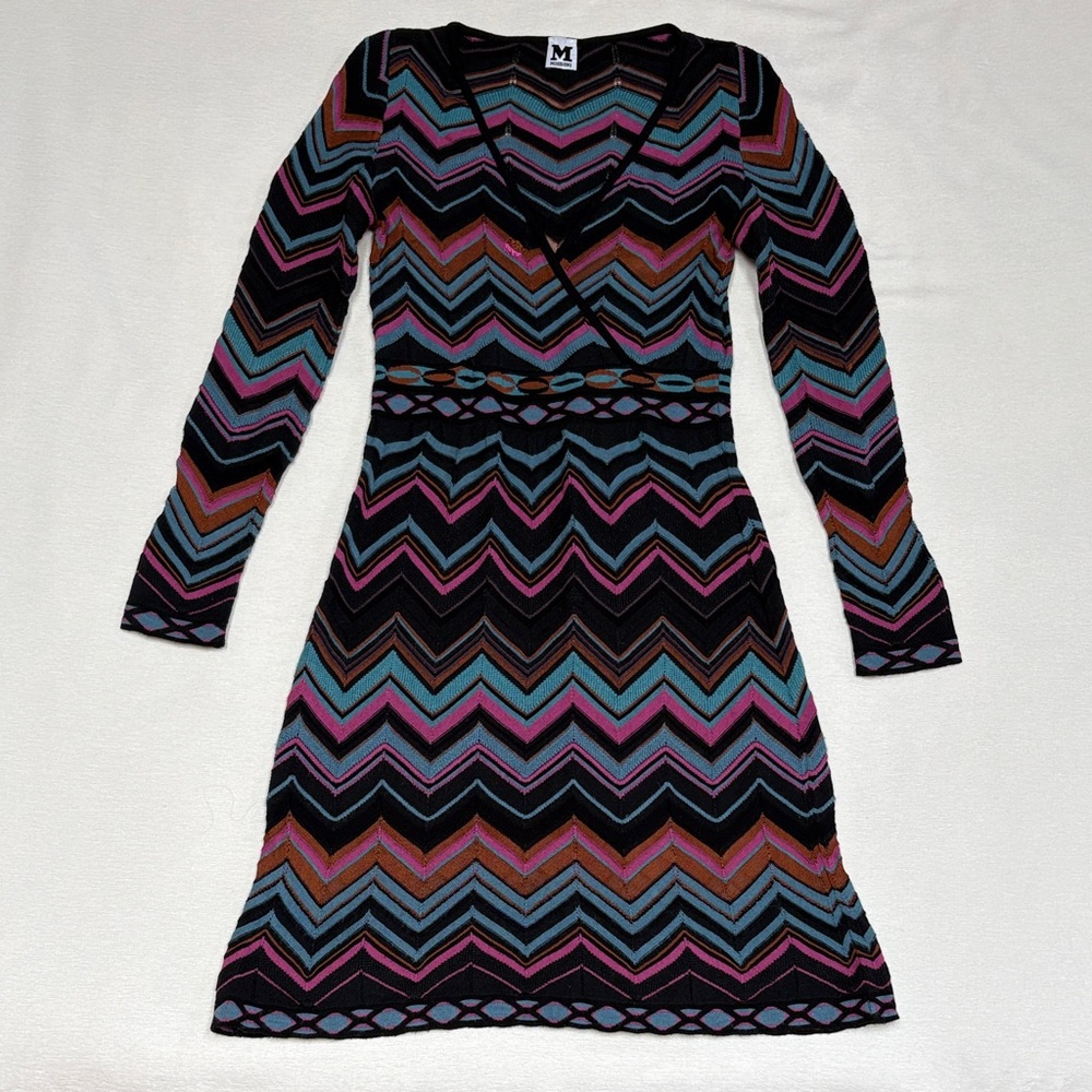 Authentic MISSONI Knit Chevron Dress